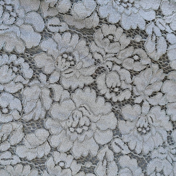 Like New Charles Henry Blue Lace Ruffle Arms Dress - Picture 9 of 9